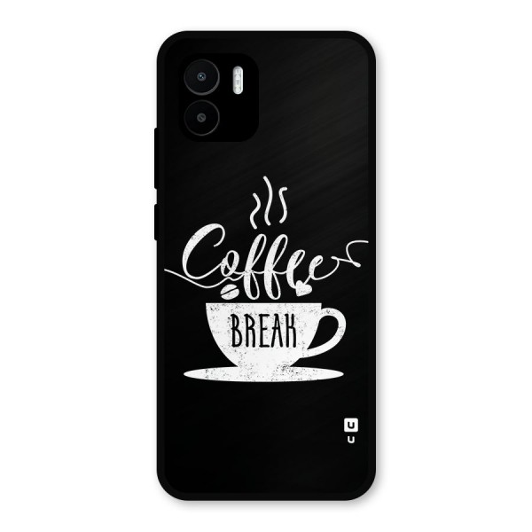 Coffee Break Metal Back Case for Redmi A1