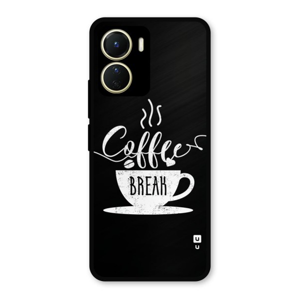 Coffee Break Metal Back Case for Vivo Y16