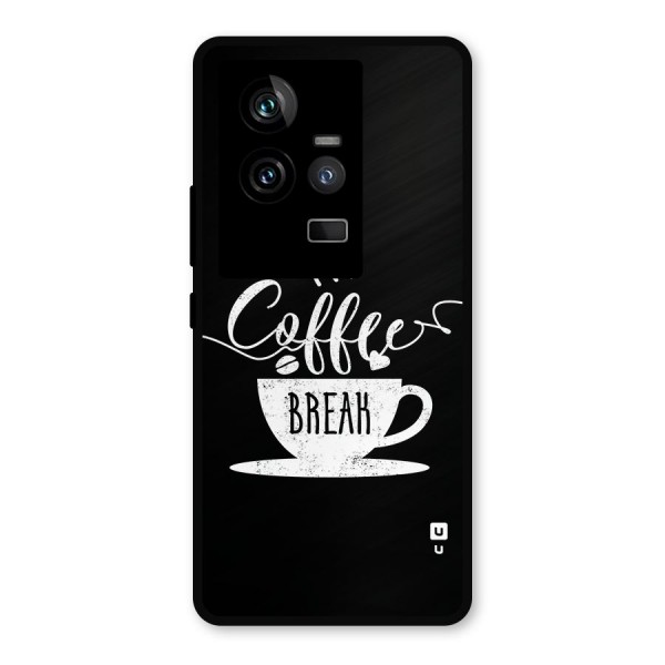 Coffee Break Metal Back Case for iQOO 11 5G