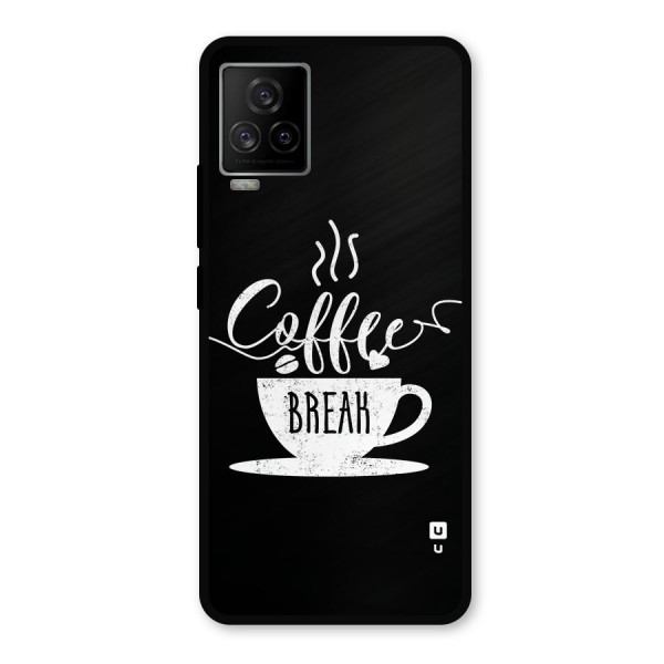 Coffee Break Metal Back Case for iQOO 7 Legend 5G