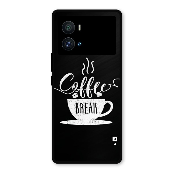 Coffee Break Metal Back Case for iQOO 9 Pro