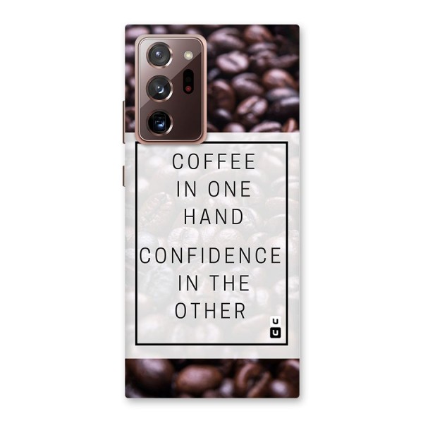 Coffee Confidence Quote Back Case for Galaxy Note 20 Ultra