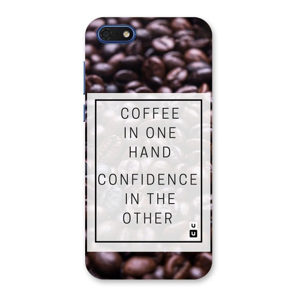 Coffee Confidence Quote Back Case for Honor 7s