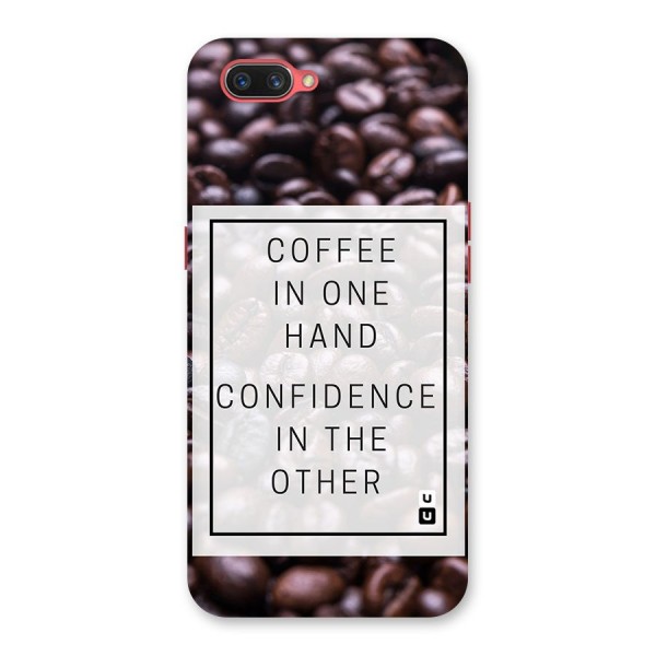 Coffee Confidence Quote Back Case for Oppo A3s