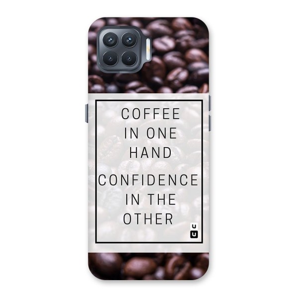 Coffee Confidence Quote Back Case for Oppo F17 Pro