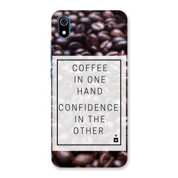 Coffee Confidence Quote Back Case for Redmi 7A