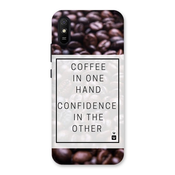 Coffee Confidence Quote Back Case for Redmi 9A