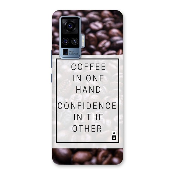 Coffee Confidence Quote Back Case for Vivo X50 Pro