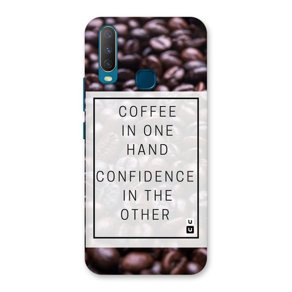 Coffee Confidence Quote Back Case for Vivo Y12