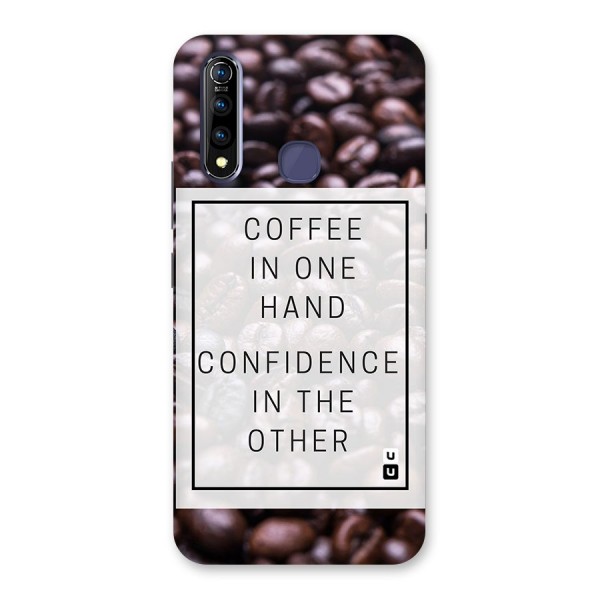 Coffee Confidence Quote Back Case for Vivo Z1 Pro