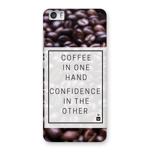 Coffee Confidence Quote Back Case for Xiaomi Redmi Mi5