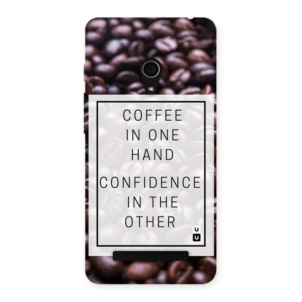 Coffee Confidence Quote Back Case for Zenfone 5