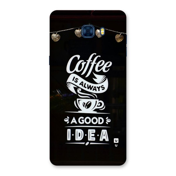 Coffee Idea Back Case for Galaxy C7 Pro