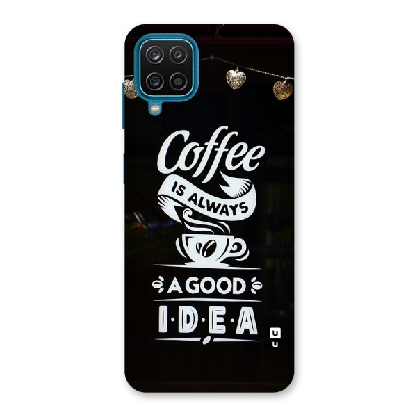 Coffee Idea Back Case for Galaxy F12