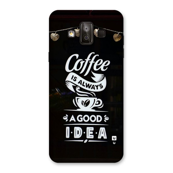 Coffee Idea Back Case for Galaxy J7 Duo