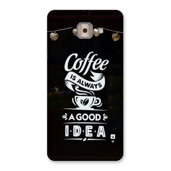 Coffee Idea Back Case for Galaxy J7 Max