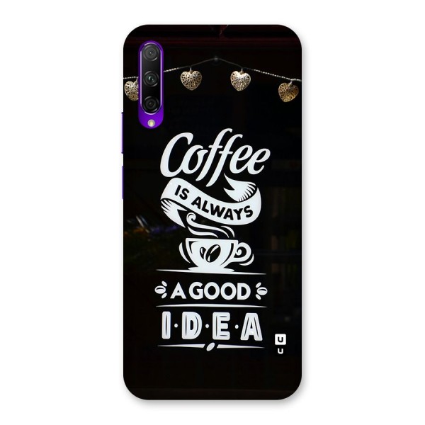 Coffee Idea Back Case for Honor 9X Pro