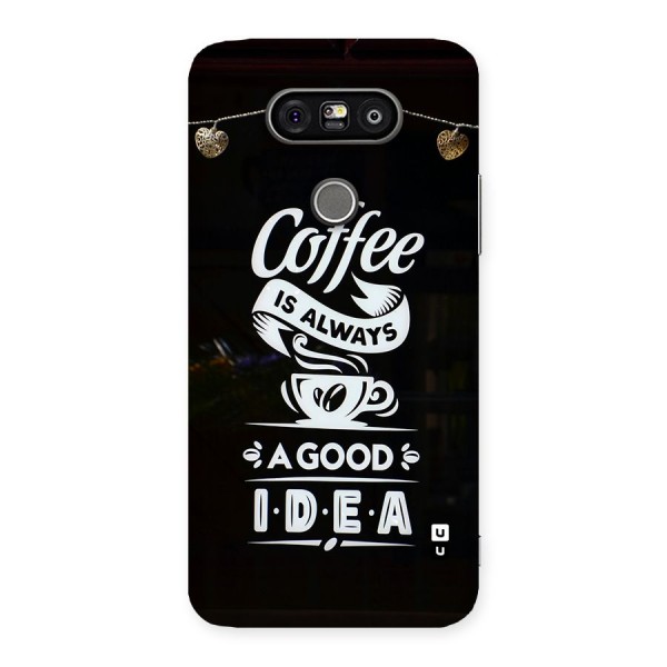 Coffee Idea Back Case for LG G5