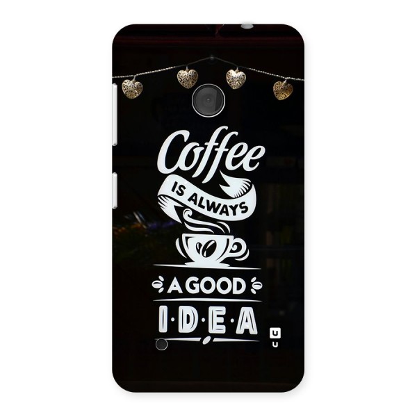 Coffee Idea Back Case for Lumia 530