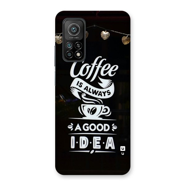 Coffee Idea Back Case for Mi 10T Pro 5G