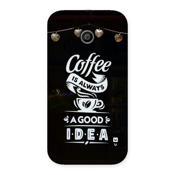 Coffee Idea Back Case for Moto E