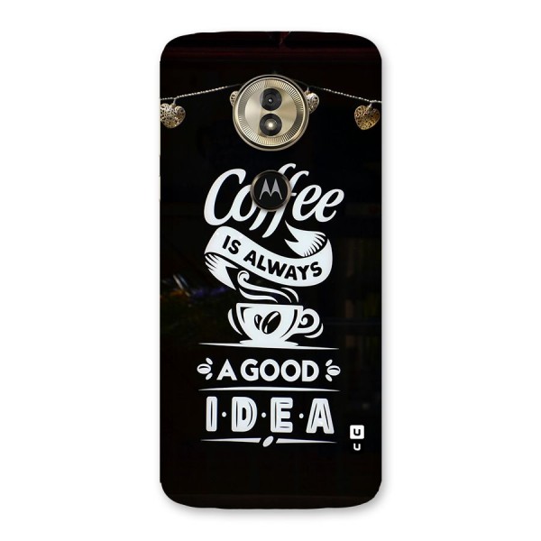 Coffee Idea Back Case for Moto G6 Play