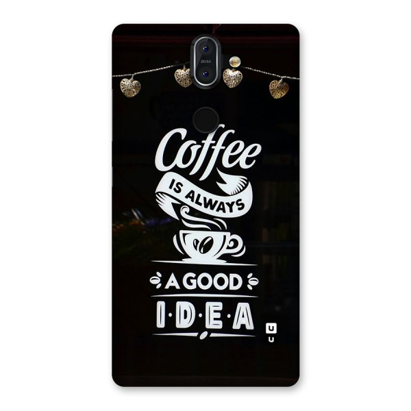 Coffee Idea Back Case for Nokia 8 Sirocco