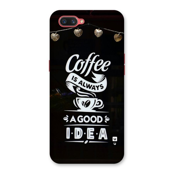 Coffee Idea Back Case for Oppo A3s