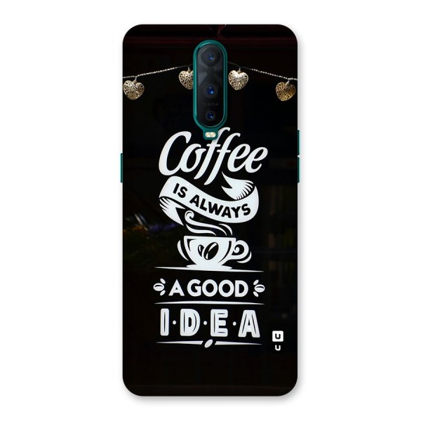 Coffee Idea Back Case for Oppo R17 Pro