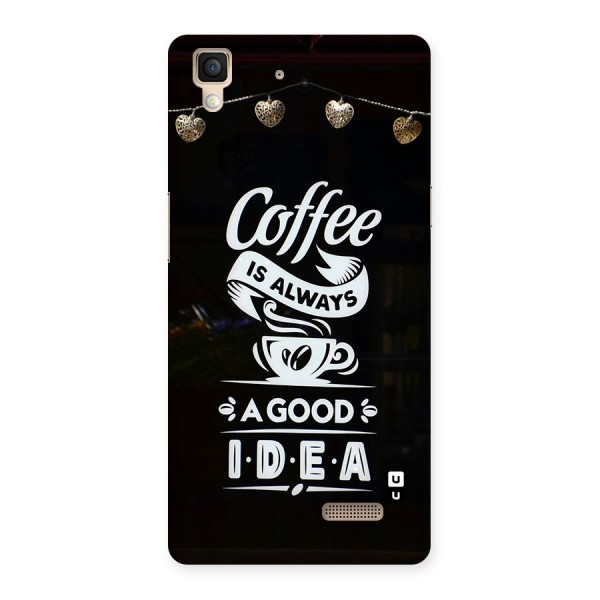 Coffee Idea Back Case for Oppo R7