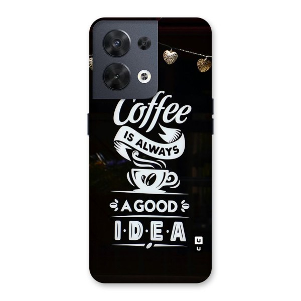 Coffee Idea Back Case for Oppo Reno8 5G