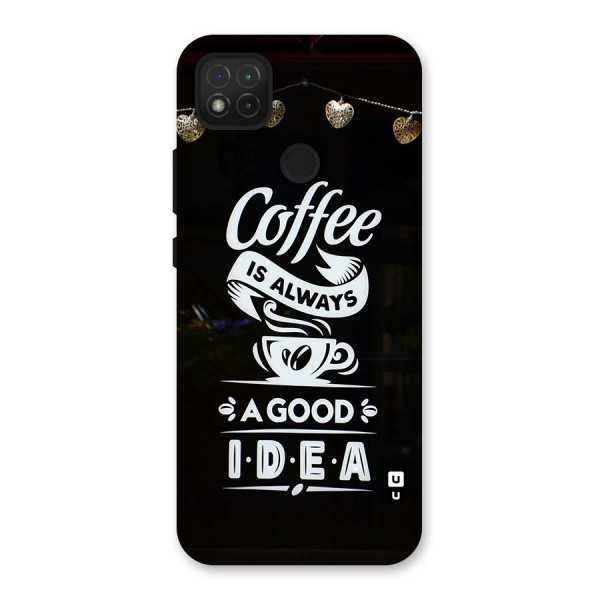 Coffee Idea Back Case for Redmi 9C