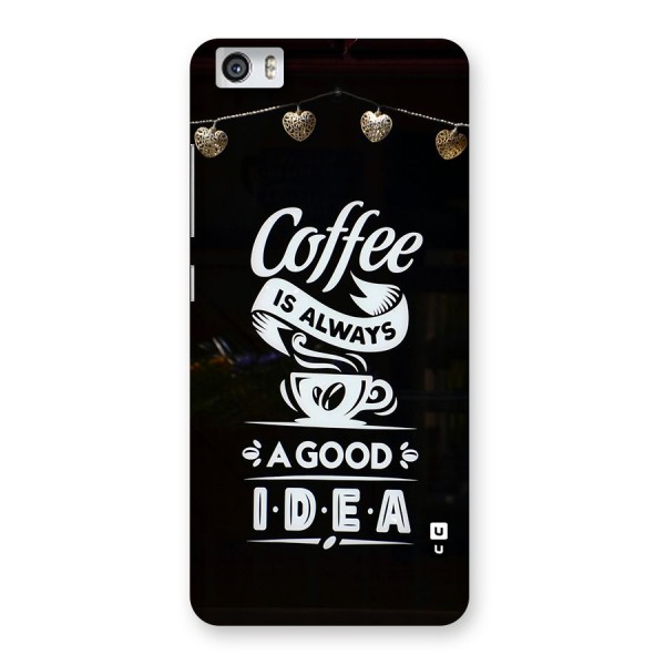 Coffee Idea Back Case for Redmi Mi 5