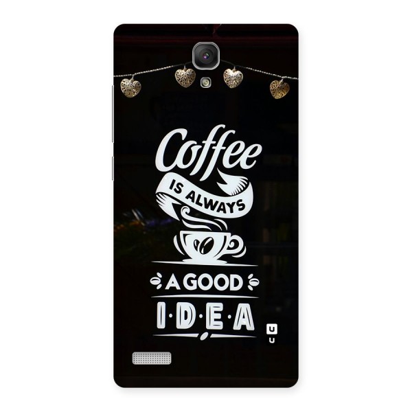 Coffee Idea Back Case for Redmi Note