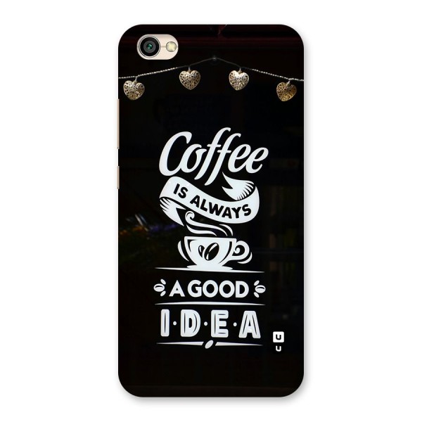 Coffee Idea Back Case for Redmi Y1 Lite