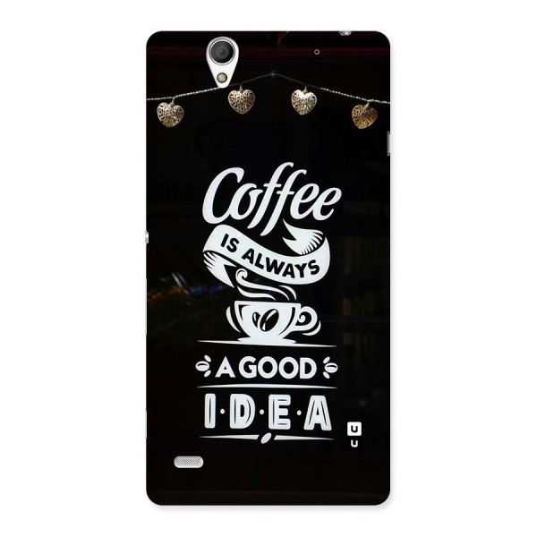 Coffee Idea Back Case for Xperia C4