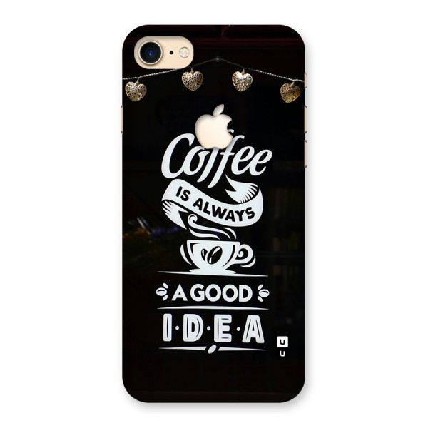 Coffee Idea Back Case for iPhone 7 Apple Cut