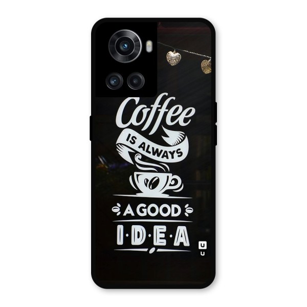 Coffee Idea Metal Back Case for OnePlus 10R