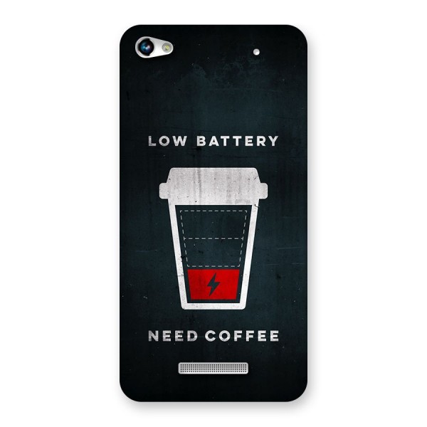 Coffee Need Back Case for Canvas Hue 2 A316