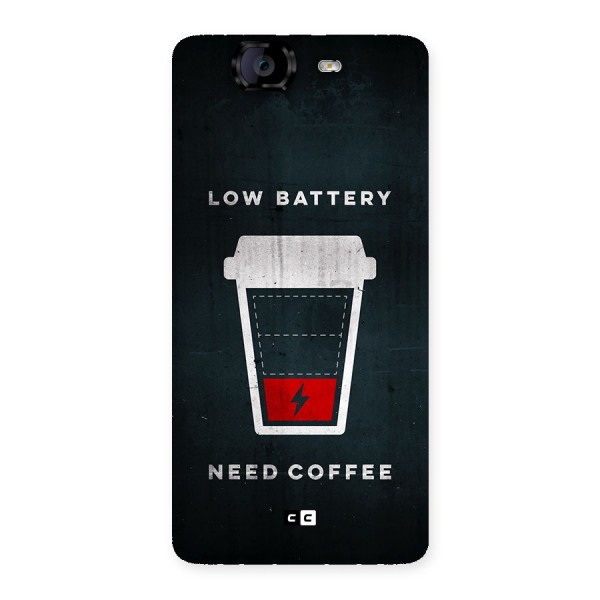 Coffee Need Back Case for Canvas Knight A350