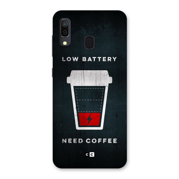 Coffee Need Back Case for Galaxy A20