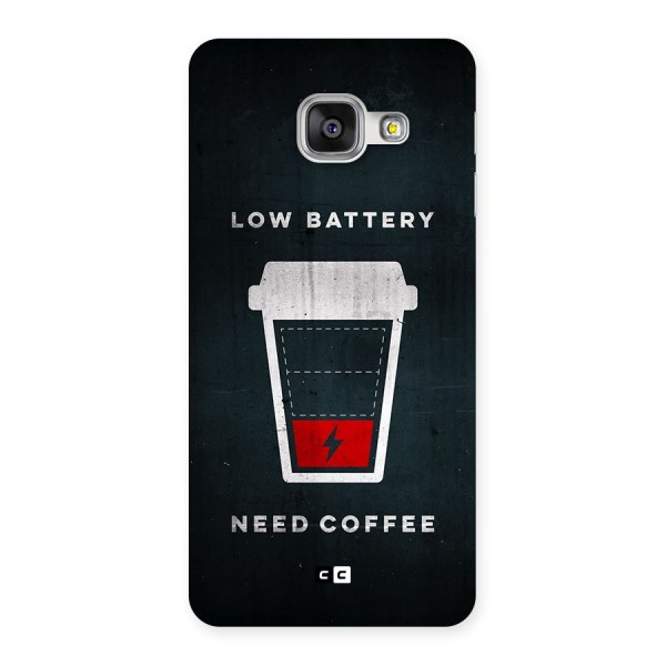 Coffee Need Back Case for Galaxy A3 (2016)