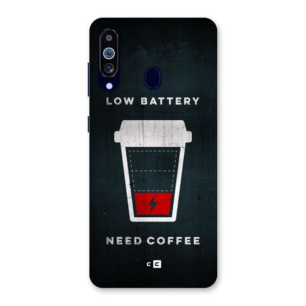 Coffee Need Back Case for Galaxy A60