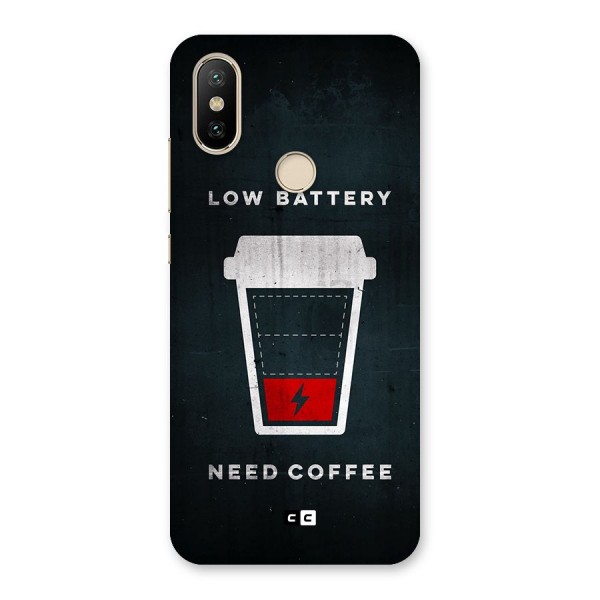 Coffee Need Back Case for Mi A2