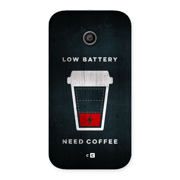 Coffee Need Back Case for Moto E