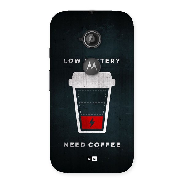 Coffee Need Back Case for Moto E 2nd Gen