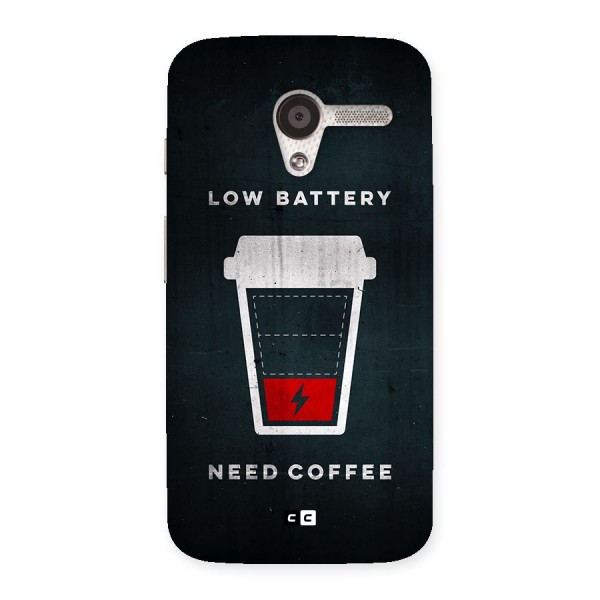 Coffee Need Back Case for Moto X