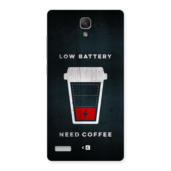 Coffee Need Back Case for Redmi Note