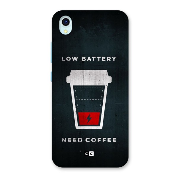 Coffee Need Back Case for Vivo Y1s