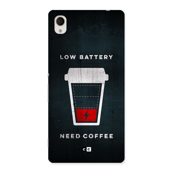 Coffee Need Back Case for Xperia M4 Aqua